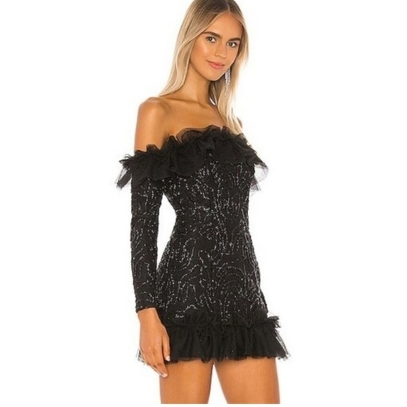 Camila Coelho Dresses & Skirts - Camilla Coelho Black Lace Suesete Dress